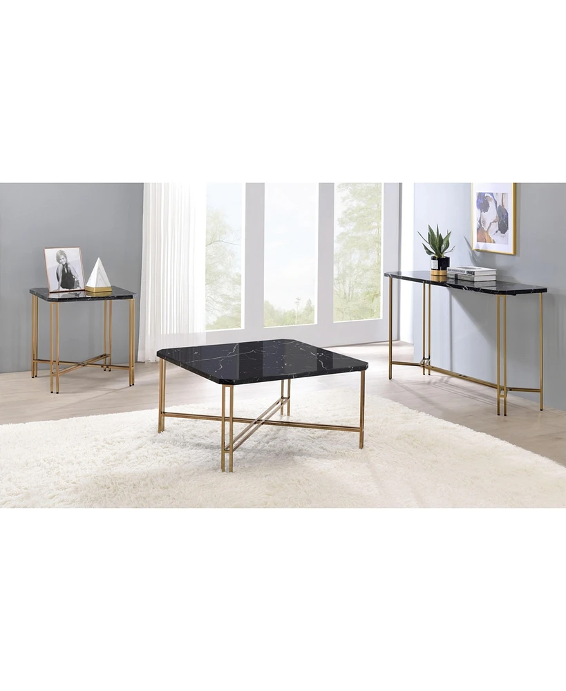 Steve Silver Daxton 22" Faux Marble Square End Table