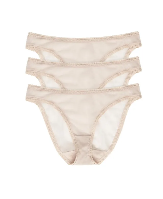 On Gossamer Women's Cabana Cotton Seamless Thong Underwear 3-Pack G2283P3 -  Macy's