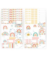 Hello Rainbow Assorted Boho To & From Stickers 12 Sheets 120 Stickers - Assorted Pre