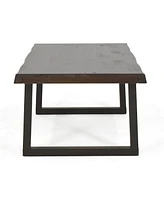 Steve Silver Jennings 48" Solid Wood Live Edge Cocktail Table