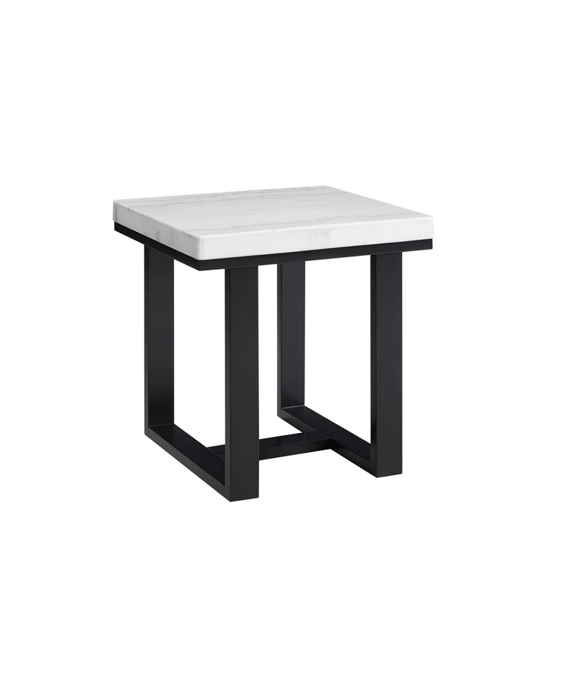 Steve Silver Lucca 24" Marble Top End Table