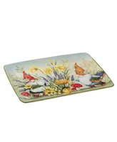 Certified International Garden Gnomes Rectangular Platter 16"