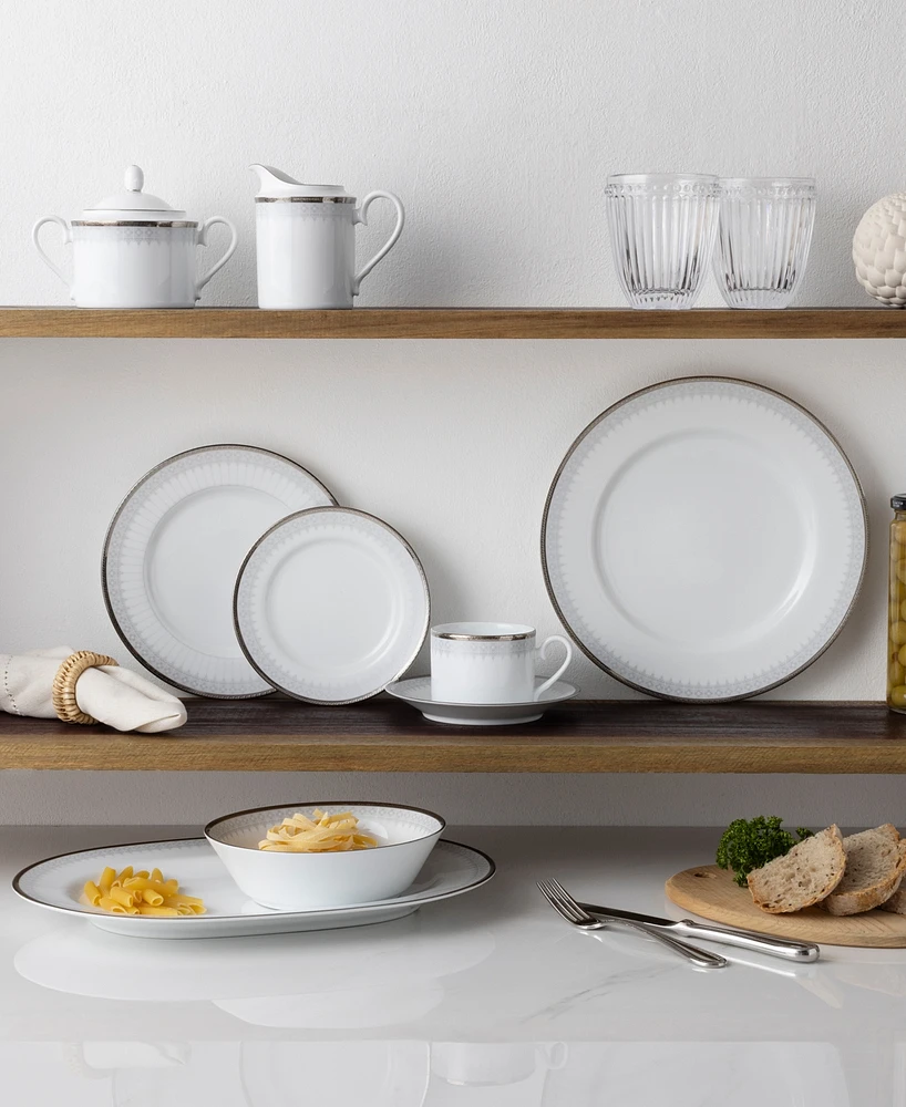 Noritake Silver Colonnade Oval Platter