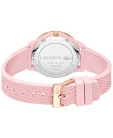 Lacoste Women's Crocodelle Pink Silicone Strap Watch 36mm