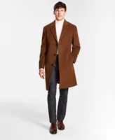 Michael Kors Men's Classic Fit Luxury Wool Cashmere Blend Overcoats