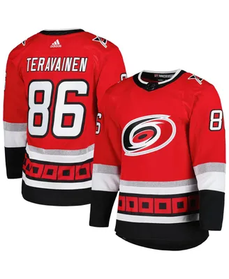Men's adidas Teuvo Teravainen Red Carolina Hurricanes 25th Anniversary Authentic Pro Player Jersey