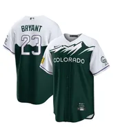 Men's Nike Kris Bryant Green Colorado Rockies City Connect Replica Player Jersey