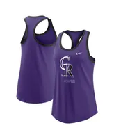 Women's Nike Purple Colorado Rockies Tech Tank Top