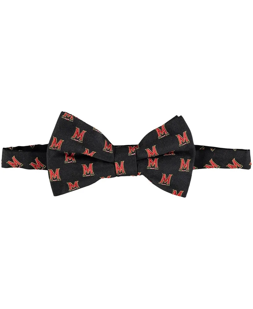 Men's Black Maryland Terrapins Repeat Bow Tie