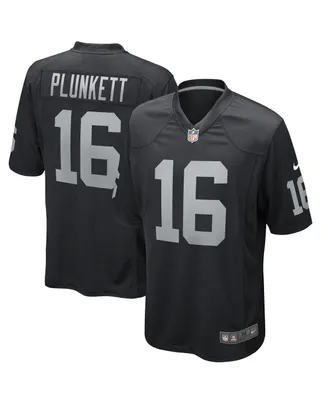 Men's Nike Jim Plunkett Black Las Vegas Raiders Game Retired Player Jersey