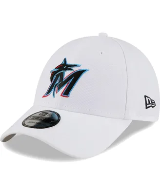 Men's New Era White Miami Marlins League Ii 9FORTY Adjustable Hat
