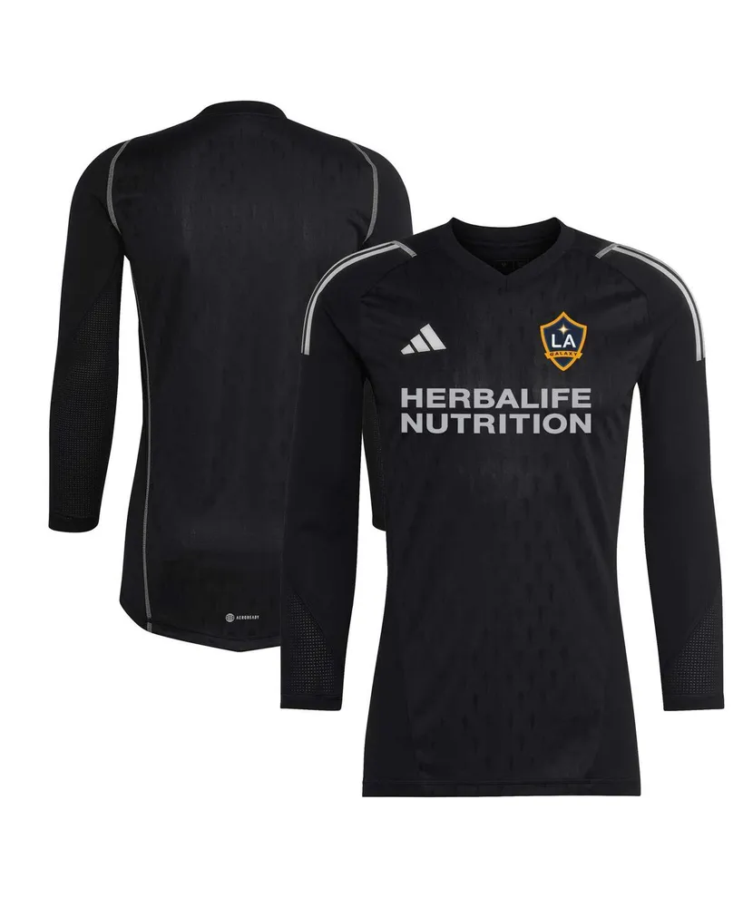 Men's adidas Black La Galaxy 2023 Goalkeeper Long Sleeve Replica jersey