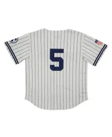 Men's Rings & Crwns #5 Cream Kansas City Monarchs Mesh Button-Down Replica Jersey