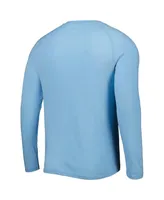 Men's Concepts Sport Light Blue Kansas City Royals Inertia Raglan Long Sleeve Henley T-shirt