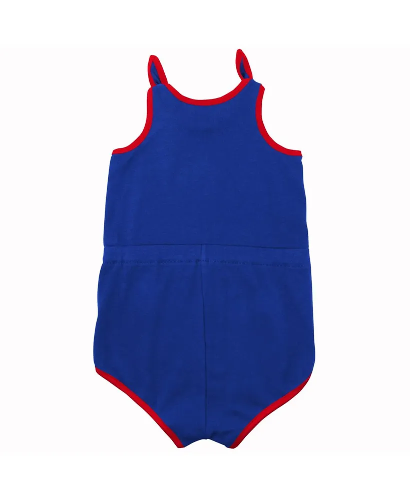 Little Boys and Girls Royal Chicago Cubs Hit Run Bodysuit