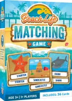 Masterpieces Officially Licensed Beach Life Matching Game for Kids