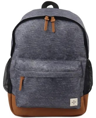 Sun + Stone Men's Riley Heathered Backpack, Created for Macy's