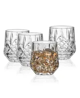 Mikasa Wesley 11 Ounce Double Old Fashion Drinking Glass 4-Piece Set