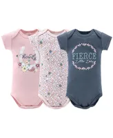 The Peanutshell Baby Girls Newborn Layette Gift Set Girls, Blue Pink Prairie Floral, 16 Essential Pieces