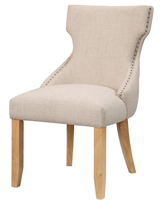 Allia Tufted Wingback Side Chair 2 Piece Set