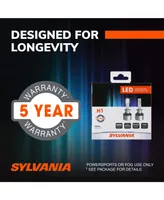 Sylvania H1 Led Powersport Headlight Bulbs for Off-Road Use or Fog Lights - 2 Pack