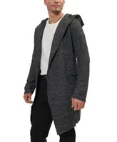 Ron Tomson Men's Modern Stealth Hoodie Cardigan