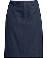 Lands' End Women's Active Chino Skort Top of the Knee