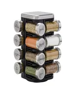 KitchenAid 16 Jar Plaza Spice Rack, Stainless steel