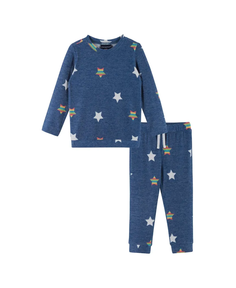 Toddler/Child Girls Star Hacci Jogger Set