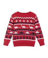 Andy & Evan Toddler Boys / Dino Holiday Sweater