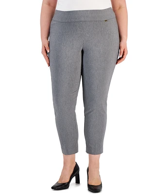 I.n.c. International Concepts Plus Bengaline Skinny Pants, Created for Macy's