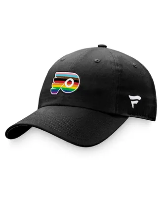 Men's Fanatics Black Philadelphia Flyers Team Logo Pride Adjustable Hat