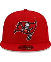 Men's New Era Red Tampa Bay Buccaneers Patch Up Super Bowl Xxxvii 59FIFTY Fitted Hat