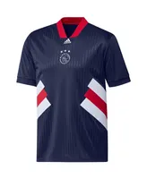 Men's adidas Navy Ajax Football Icon Jersey