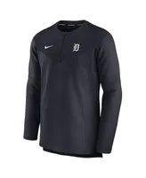 Men's Nike Navy Detroit Tigers Authentic Collection Game Time Performance Half-Zip Top