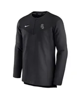 Men's Nike Black Chicago White Sox Authentic Collection Game Time Performance Half-Zip Top