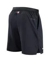 Men's Nike Navy Washington Nationals Authentic Collection Flex Vent Performance Shorts