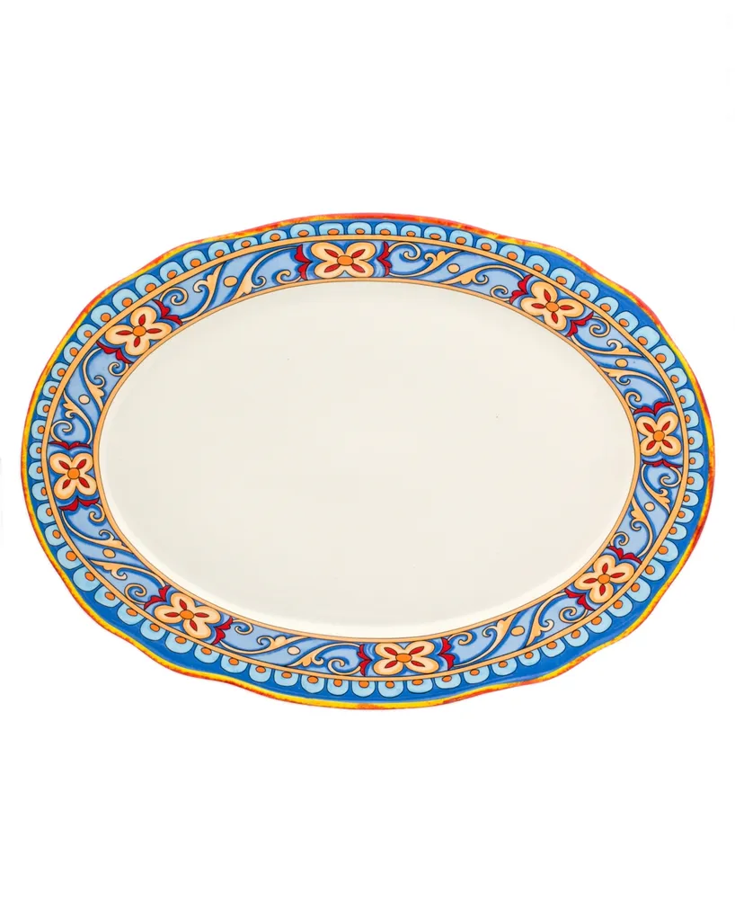 Euro Ceramica Duomo Oval Platter