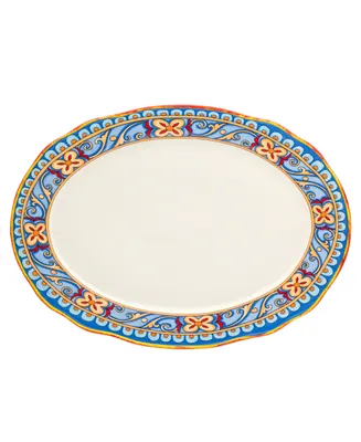 Euro Ceramica Duomo Oval Platter