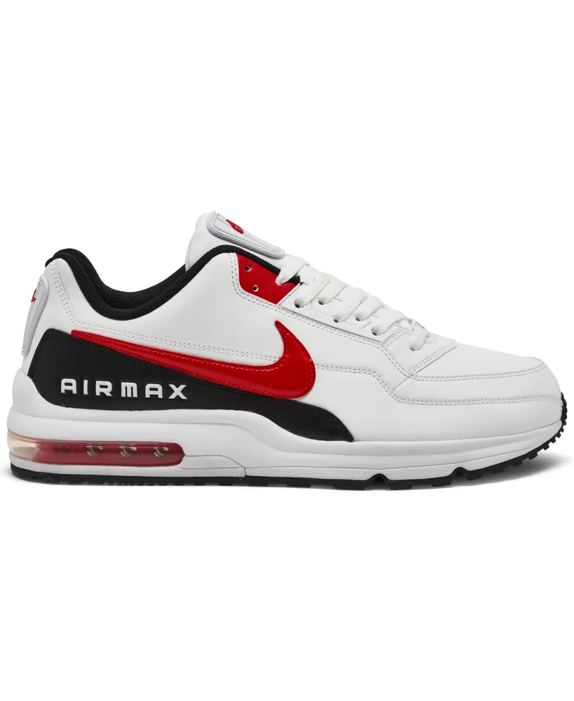 Nike Men's Air Max Ltd 3 Running Sneakers from Finish Line - White, University Red