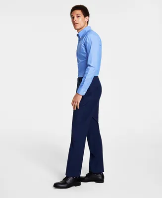 B by Brooks Brothers Men's Regular Fit Non-Iron Solid Dress Shirts