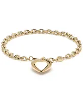 Olivia Burton 18K Gold-Plated Knot Heart Bracelet - Gold