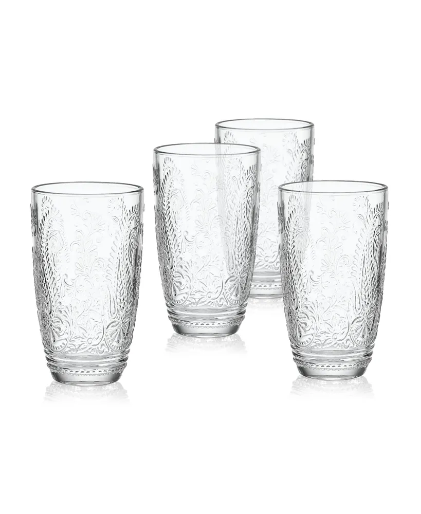 Blue Ombre Set of 4 Highball Glasses, Created for Macy's