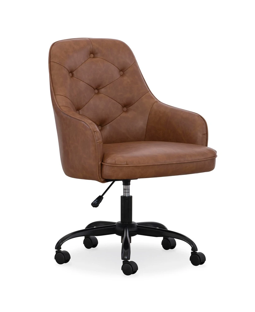 Sawyer Cognac Tufted Task Chair