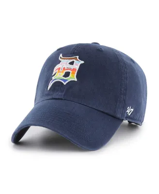 Men's '47 Brand Navy Detroit Tigers Team Pride Clean Up Adjustable Hat