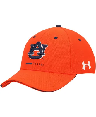 Men's Under Armour Orange Auburn Tigers Blitzing Accent Performance Adjustable Hat