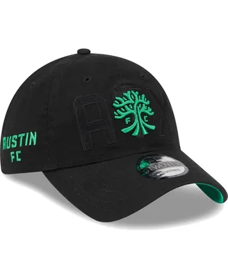 Men's New Era Black Austin Fc Kick Off 9TWENTY Adjustable Hat