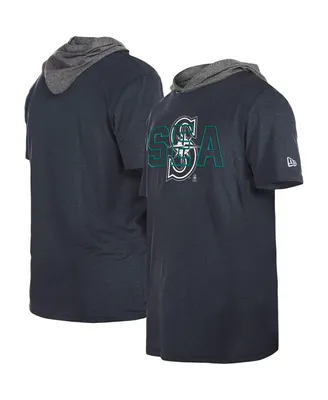 Men's New Era Navy Seattle Mariners Team Hoodie T-shirt