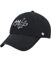 Men's '47 Brand Black Washington Capitals Clean Up Adjustable Hat