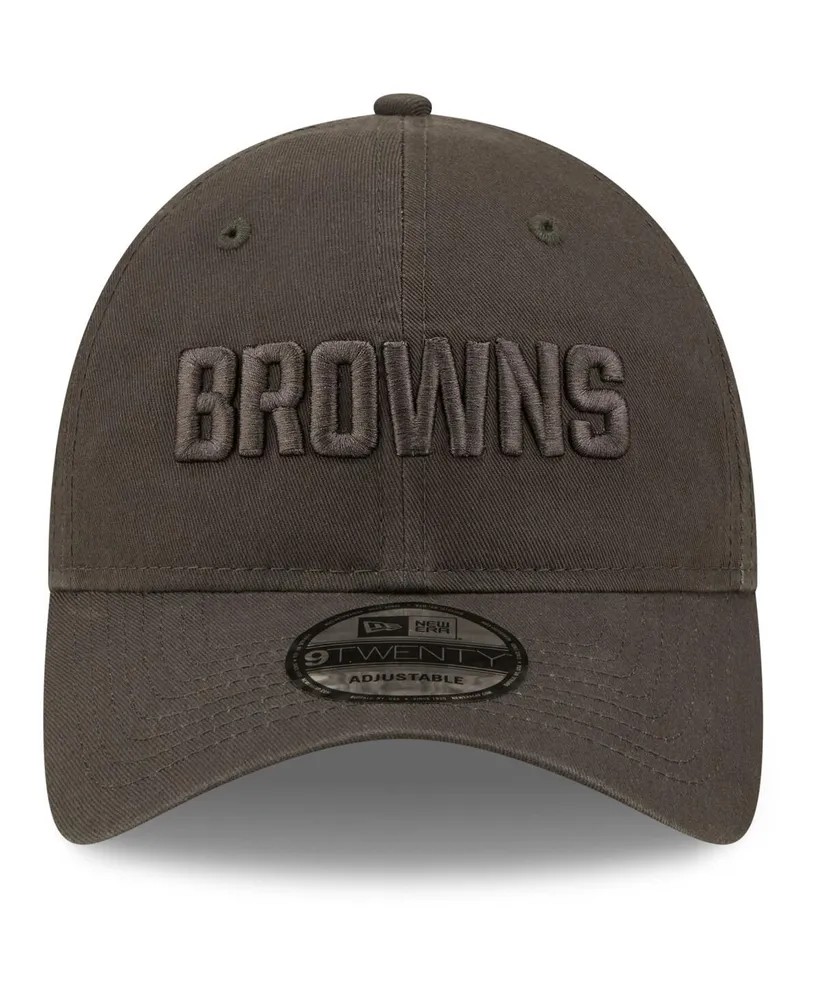 Men's New Era Graphite Cleveland Browns Core Classic 2.0 Tonal 9TWENTY Adjustable Hat